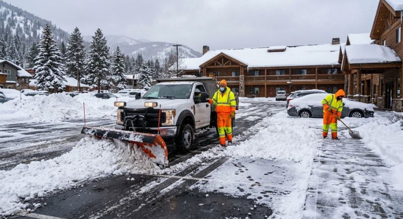 Parking Area Snow Removal in New York, NY